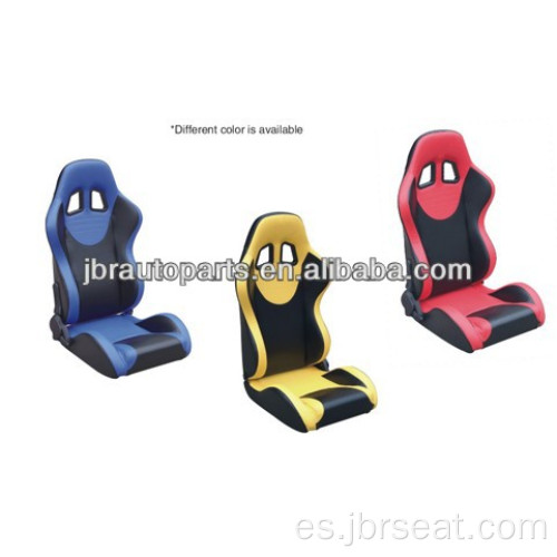 Respaldo de PVC ajustable Asientos de carreras universales